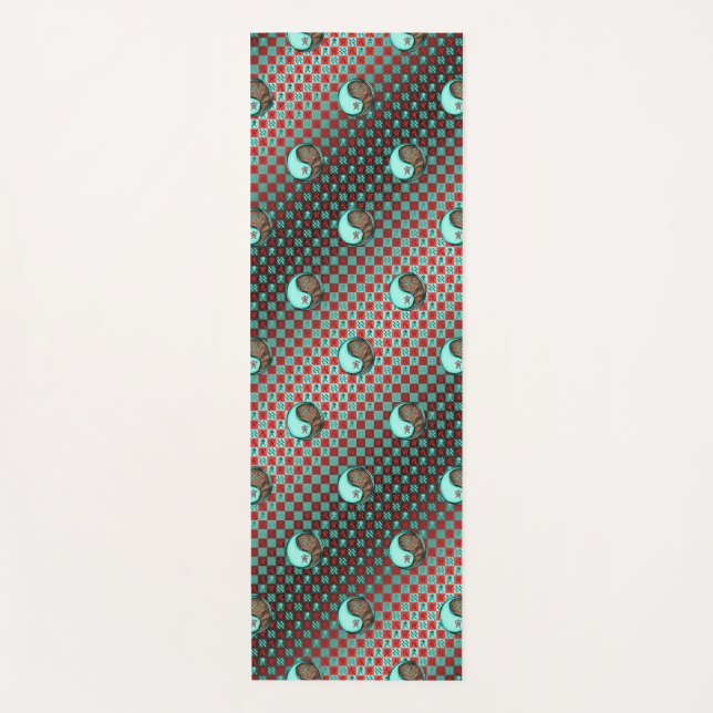 Aquarius & Earth Tiger Yogamatte (Vorderseite)