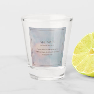 Aquarius Feminine Shot Glass Schnapsglas