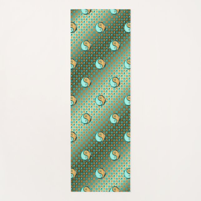 Aquarius & Fire Rat Yogamatte (Vorderseite)