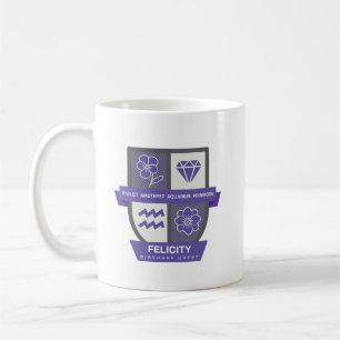 Aquarius Geburtstagswappen™ für 1.-18. Februar Tas Kaffeetasse