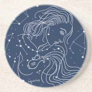 Aquarius Getränkeuntersetzer