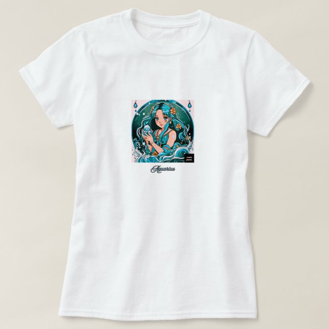 Aquarius Girl T-Shirt (Design vorne)