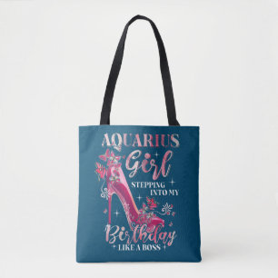Aquarius Girl tritt in meinen Geburtstag ein wie B