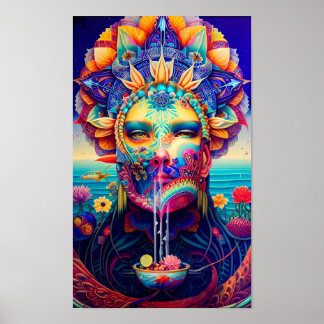 Aquarius Goddess Poster