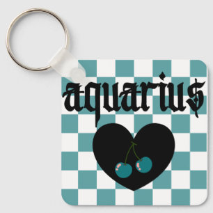 Aquarius Gothic Ästhetik Schlüsselanhänger