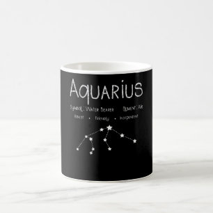 Aquarius Horoskop Astrologie Star Geburt Kaffeetasse