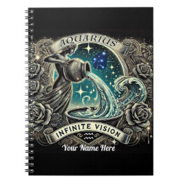 Aquarius "Infinite Vision" SpiralNotebook Notizblock