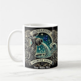 Aquarius "Infinite Vision" Zodiac-Tasse Kaffeetasse