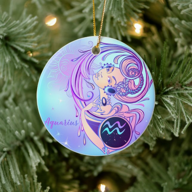 Aquarius Keramik Ornament (Baum)