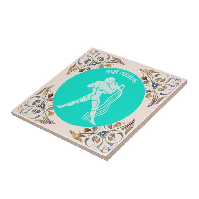 Aquarius Keramik Tile Fliese (Seite)