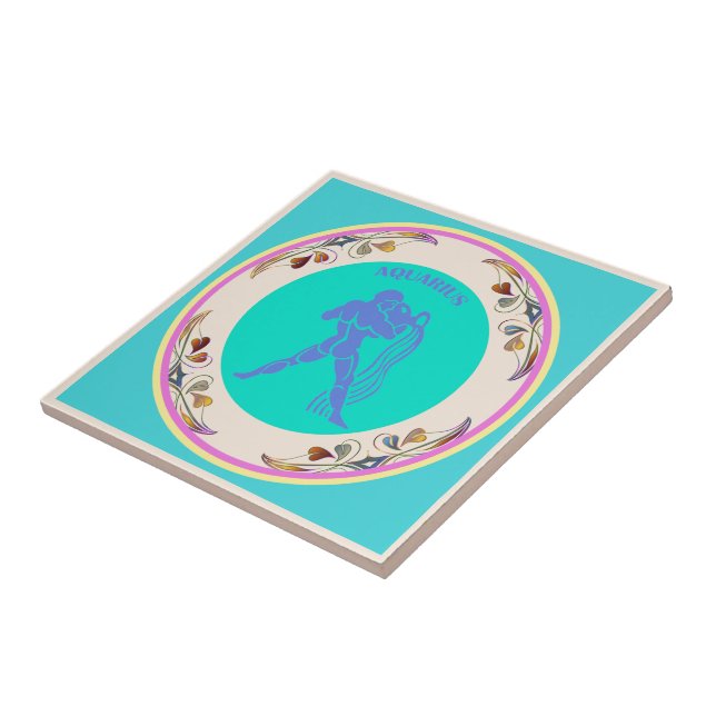 Aquarius Keramik Tile Fliese (Seite)