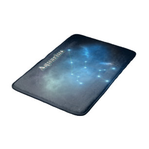 Aquarius-Konstellation Badematte