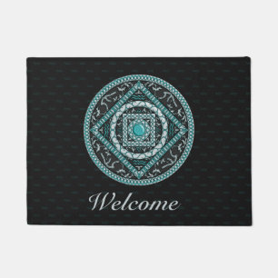 Aquarius Mandala Doormat Fußmatte