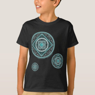 Aquarius Mandala Kinder und Baby Dark Shirt