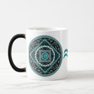 Aquarius Mandala Tasse