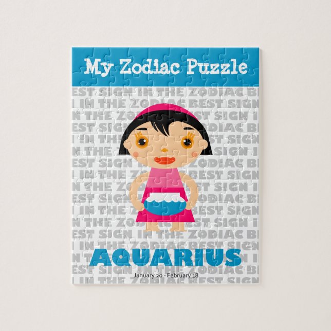 Aquarius, mein Zodiakrämpel Puzzle (Vertikal)