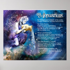 Aquarius-Merkmale Poster