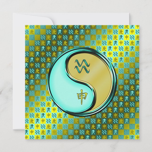 Aquarius & Metal Karte (Vorderseite)