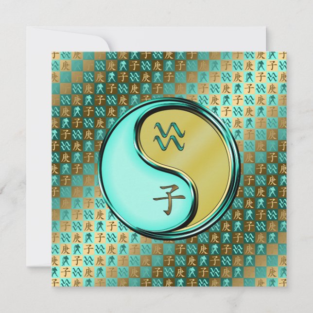 Aquarius & Metal Rat Karte (Vorderseite)