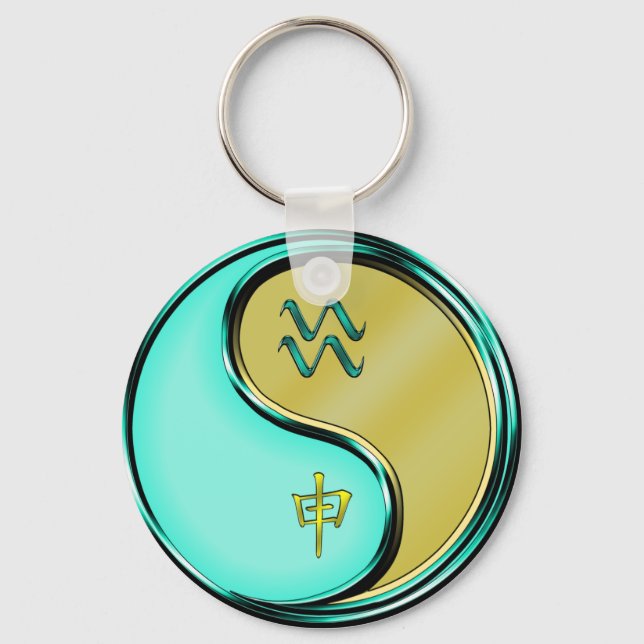 Aquarius & Metal Schlüsselanhänger (Vorderseite)