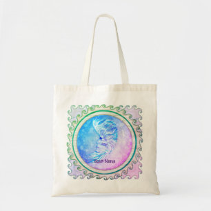 Aquarius Mond Frau Tragetasche