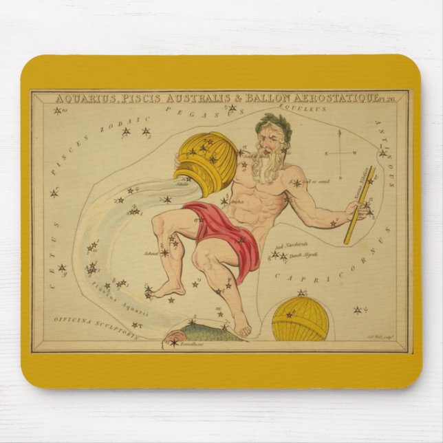 Aquarius Mouse Pad Mousepad (Vorne)