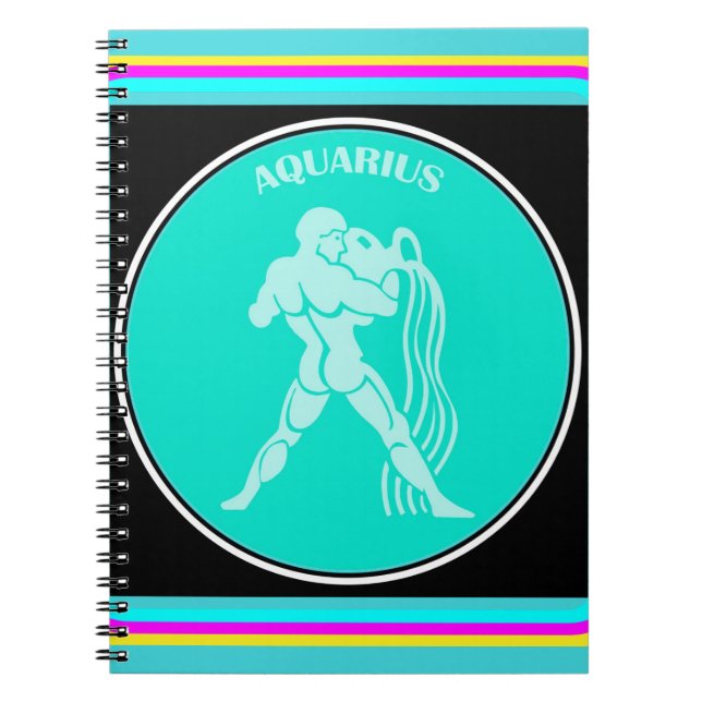 Aquarius-Notebook Notizblock (Vorderseite)
