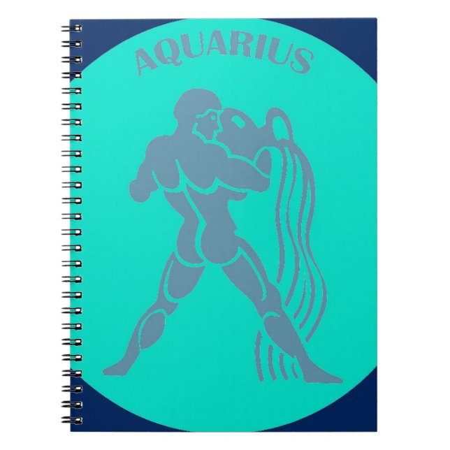 Aquarius-Notebook Notizblock (Vorderseite)