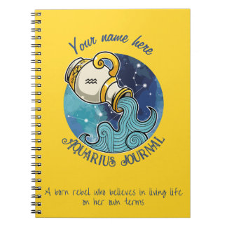 Aquarius-Notebook Notizblock