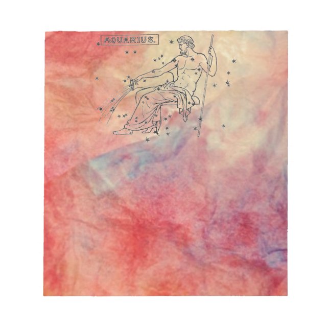Aquarius Notepad Notizblock (Vorderseite)