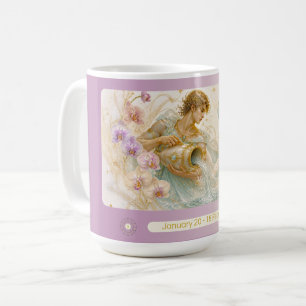 Aquarius-Orchidee-Art-Nouveau-Tasse Kaffeetasse