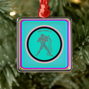 Aquarius Ornament Aus Metall