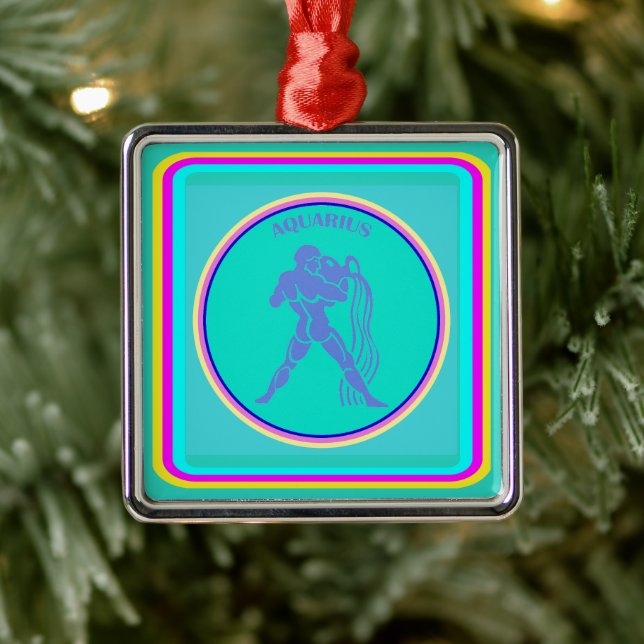Aquarius Ornament Aus Metall (Baum)