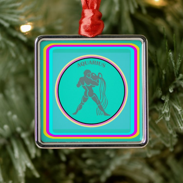 Aquarius Ornament Aus Metall (Baum)