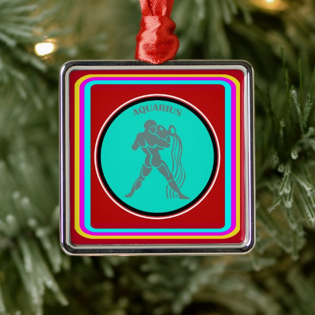 Aquarius Ornament Aus Metall (Baum)