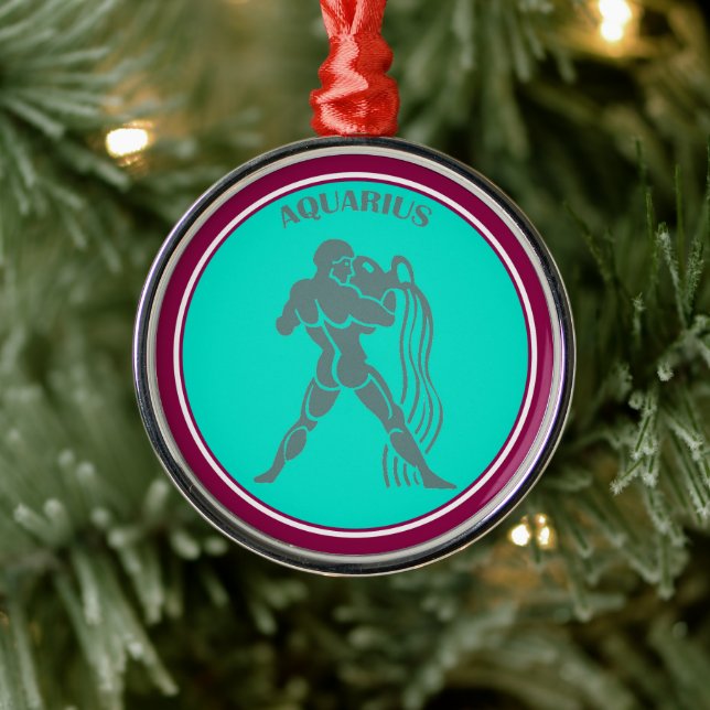 Aquarius Ornament Aus Metall (Baum)