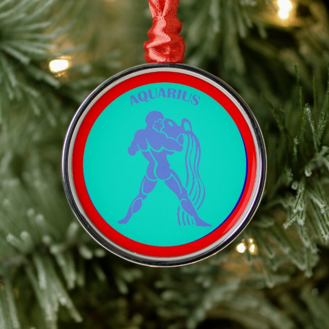 Aquarius Ornament Aus Metall (Baum)