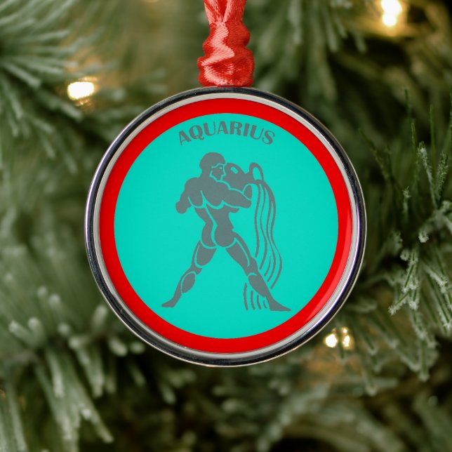 Aquarius Ornament Aus Metall (Baum)