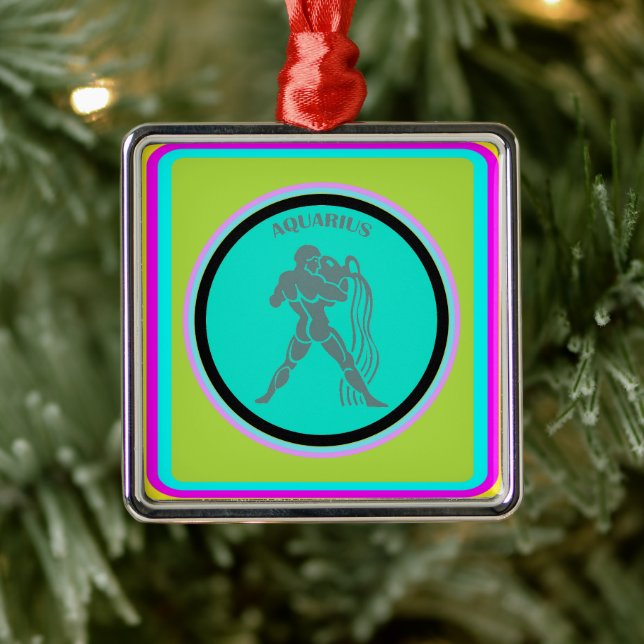Aquarius Ornament Aus Metall (Baum)