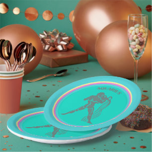 Aquarius-Papierplatte Pappteller