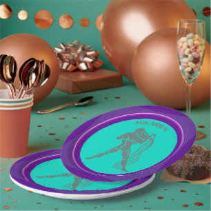 Aquarius-Papierplatte Pappteller