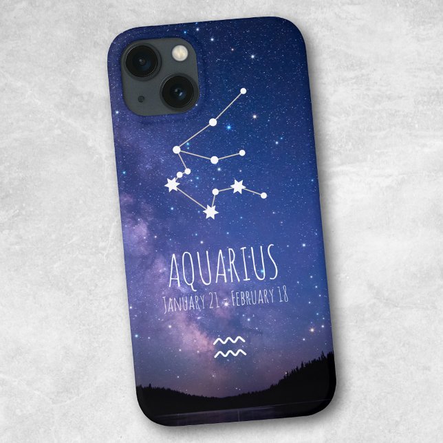 Aquarius | Personalisierte Sternbilder Case-Mate iPhone Hülle (Von Creator hochgeladen)