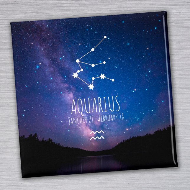 Aquarius | Personalisierte Sternbilder Magnet (Von Creator hochgeladen)