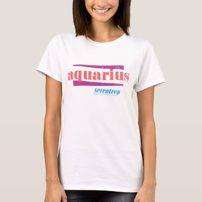 Aquarius Pink T-Shirt (Vorderseite)