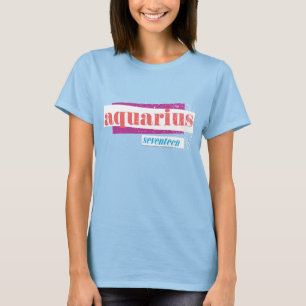 Aquarius Pink T-Shirt