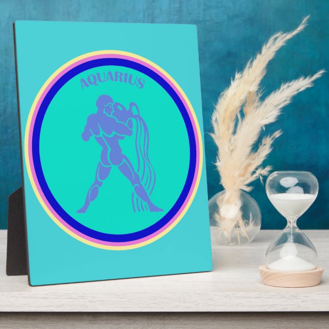 Aquarius Plaque Fotoplatte (Seite)