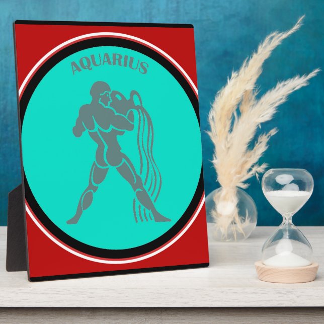 Aquarius Plaque Fotoplatte (Seite)