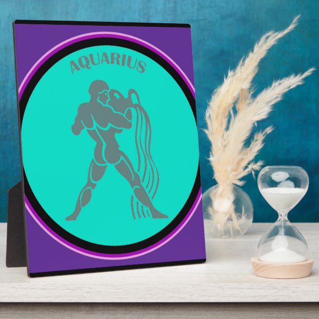 Aquarius Plaque Fotoplatte (Seite)