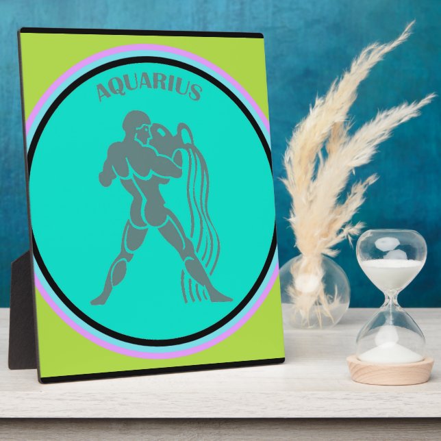 Aquarius Plaque Fotoplatte (Seite)