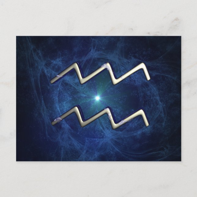 Aquarius Postcard Postkarte (Vorderseite)